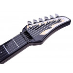 Gitara so zosilňovačom a mikrofónom modrá Gitara so zosilňovačom a mikrofónom modrá